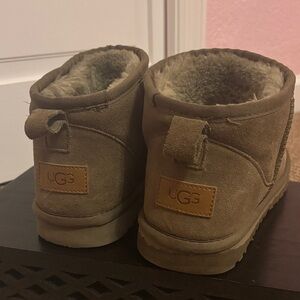 UGG Tan Suede Ankle Boots